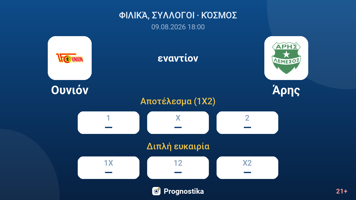 Ουνιόν - Άρης — αποδόσεις